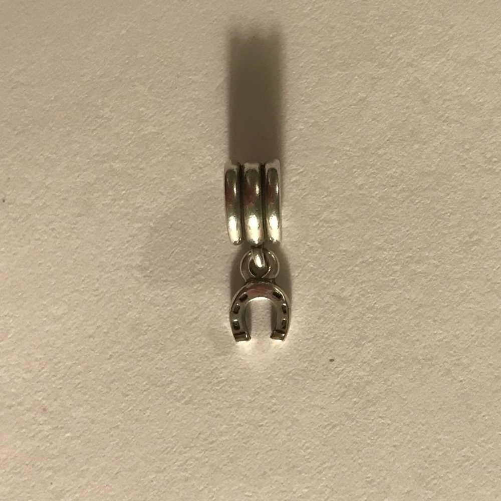 Pandora Classic HORSESHOE Retired Dangle Charm